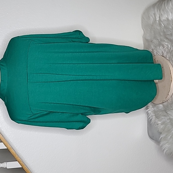 Top Size 1X Short Sleeve Lightweight Festive Holiday Party Career Office Classic - Picture 4 of 6